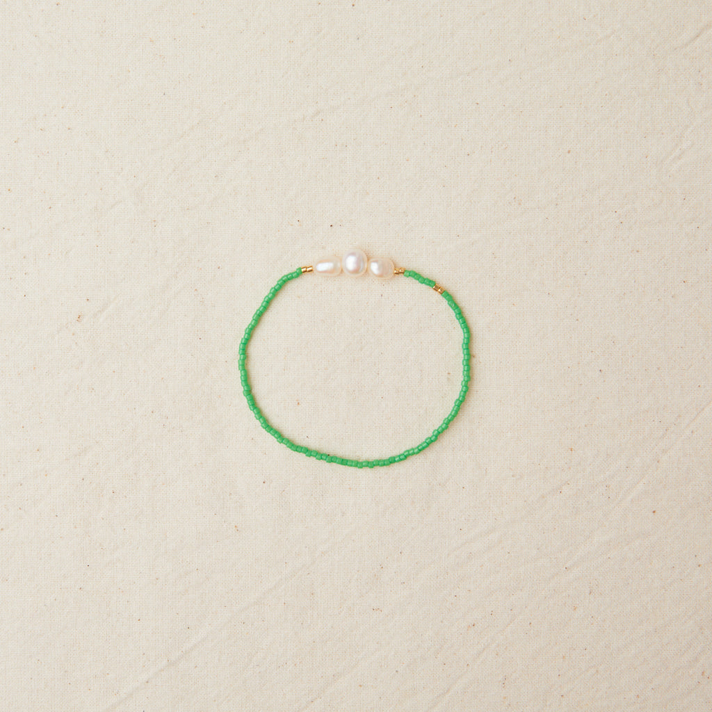 Green on sale thread bracelet