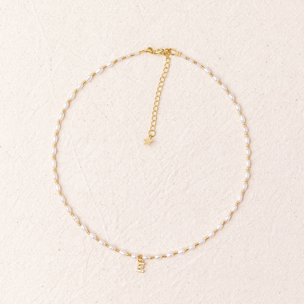 Laura Gold Bead Necklace