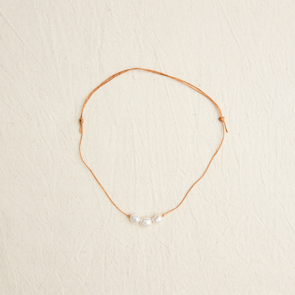 Thread Of Pearl Necklace
